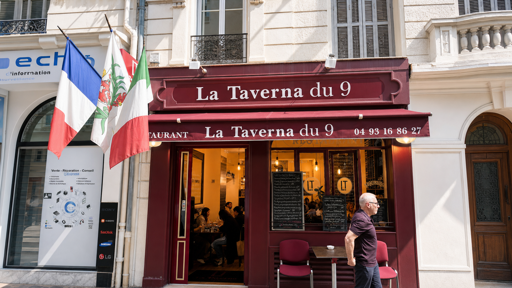 La taverna du 9 — l’adresse